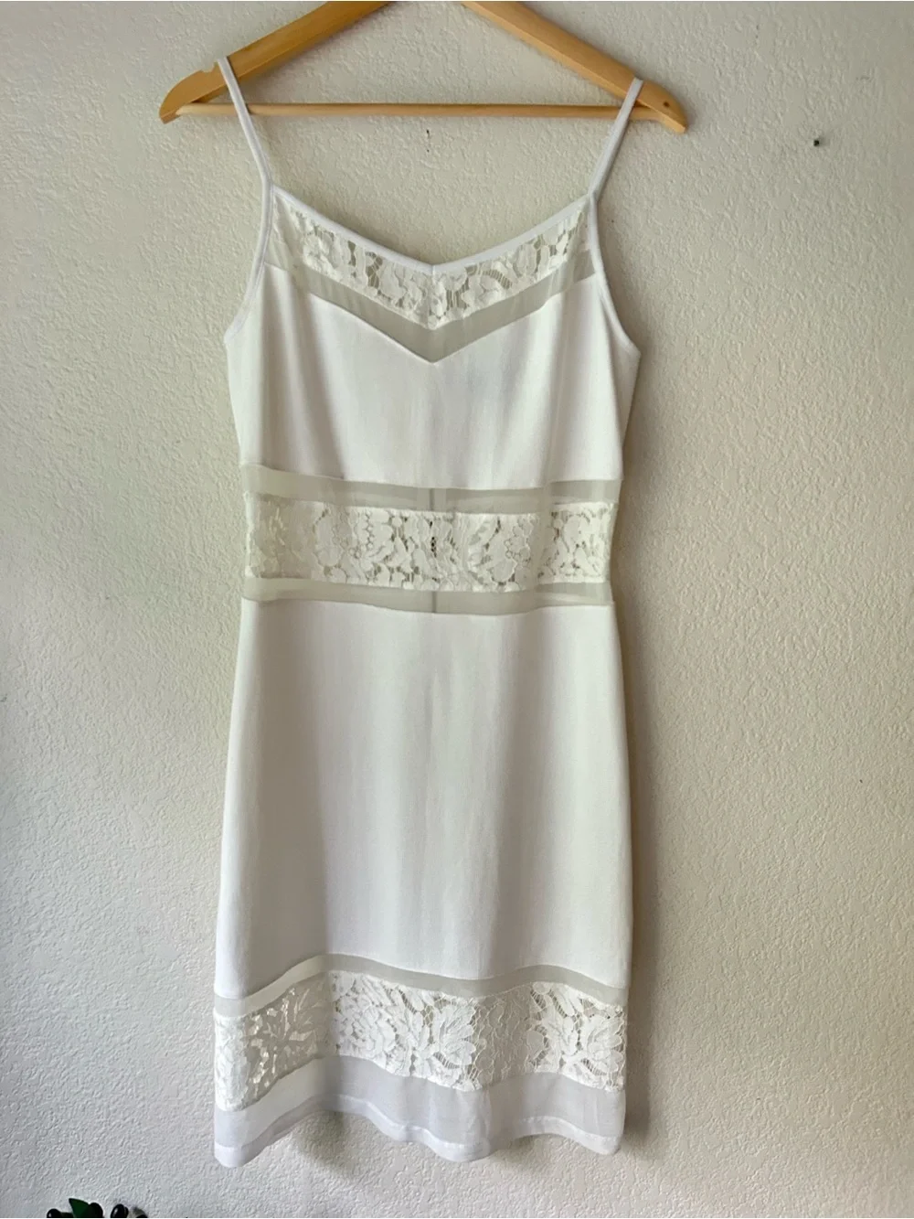 poshmark bridal shower dress French Connection | Dresses | French Connection White Lace Detail Dress  Bridal Shower Rehearsal